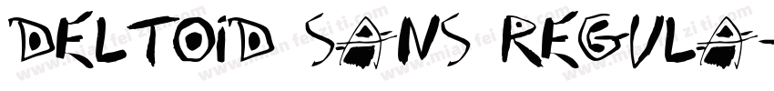 Deltoid sans Regula字体转换